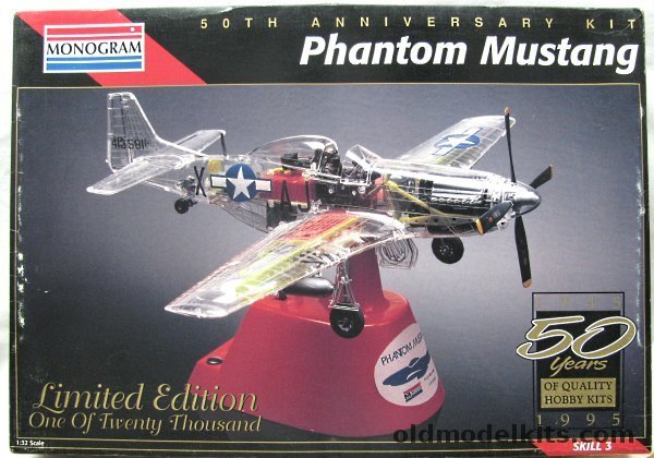 Monogram 1/32 Phantom Mustang P-51D - (F-51D) 50th Anniversary, 0067 plastic model kit